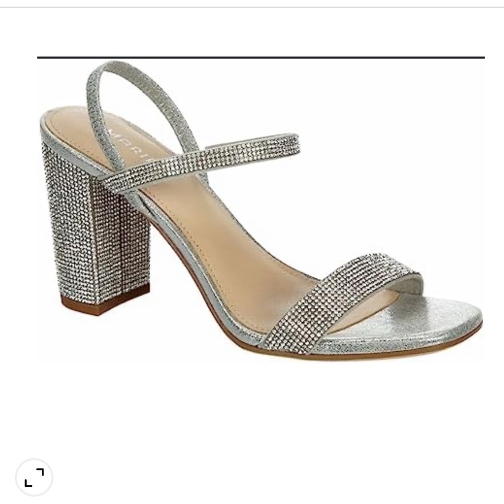 Elegant Silver Women's Heels